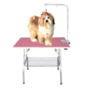 Hunde trimmebord udstillingsbord foldbart MEDIUM PINK