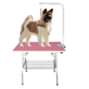 Hunde trimmebord udstillingsbord foldbart LARGE PINK