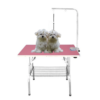 Hunde trimmebord udstillingsbord foldbart SMALL PINK