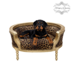 Hundeseng luksus kvalitet fra Kings&Queens leopard