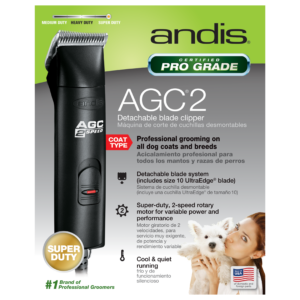 Hundetrimmer Andis AGC 2-Speed Brushless SORT